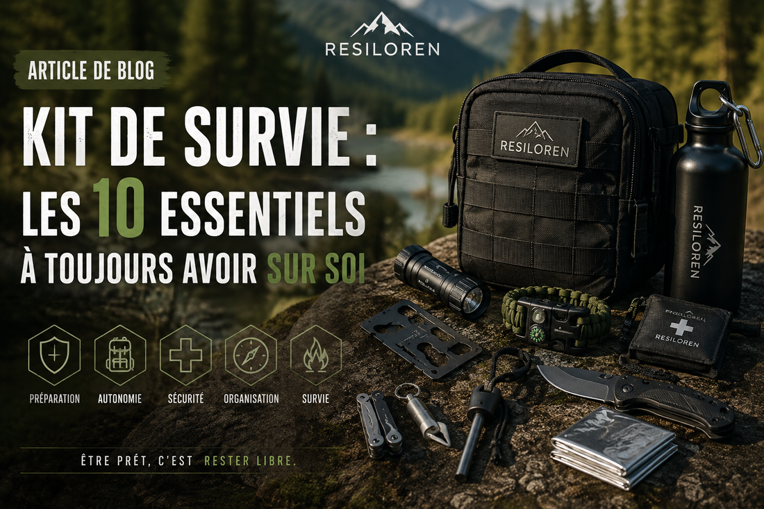 Kit de survie : les 10 essentiels à toujours avoir sur soi